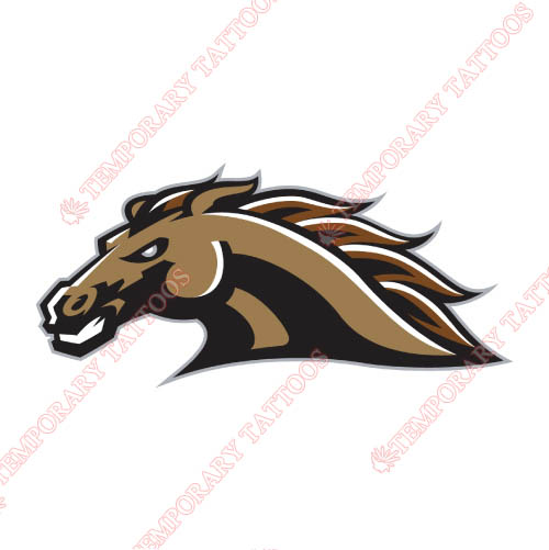 Western Michigan Broncos Customize Temporary Tattoos Stickers NO.6993